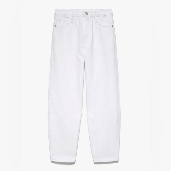 Frame Denim Denim - Frame Denim White Barrel Jeans 29